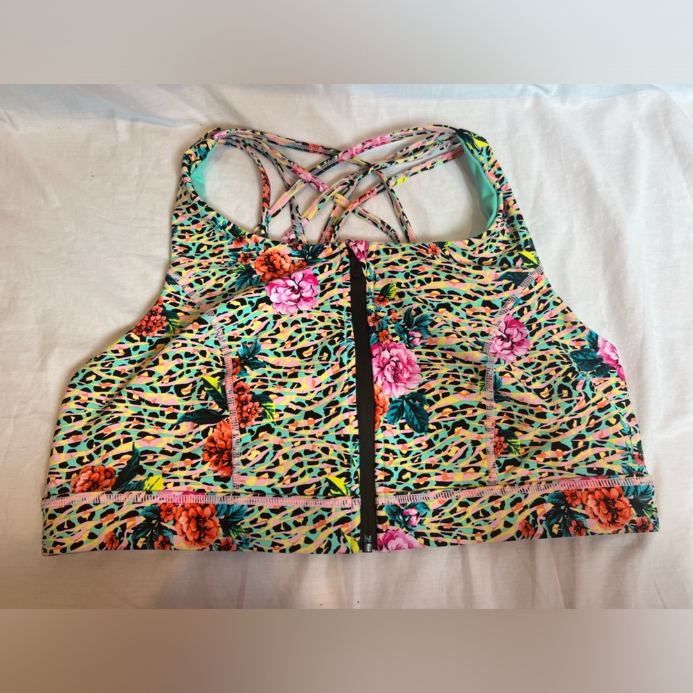 Torrid Low-Impact Wireless Zip-Front Active Sports Bra